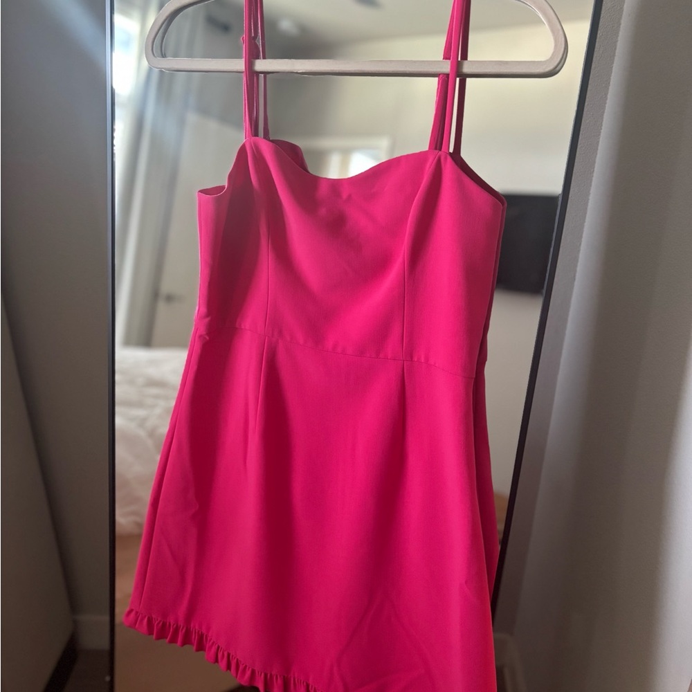 French Connection Dress with Ruffle Trim